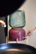 Arte Casa Ceramic Water Dispenser: Berry Wine