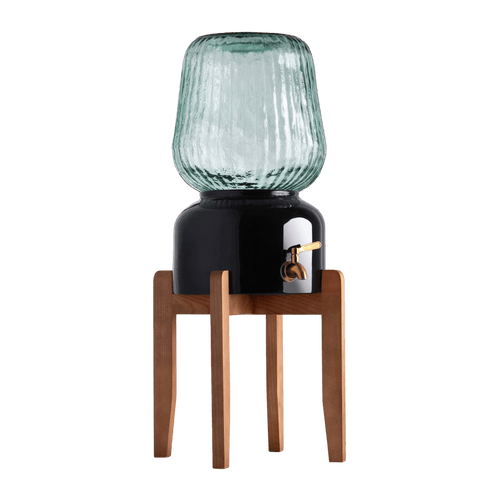 Arte Casa Ceramic Water Dispenser: Ebony Black