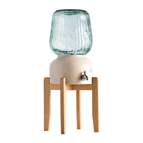 Arte Casa Ceramic Water Dispenser: Ivory Stone