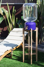 Arte Casa Ceramic Water Dispenser: Midnight Blue