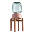 Arte Casa Ceramic Water Dispenser: Rose Clay