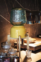 Arte Casa Ceramic Water Dispenser: Saffron Glaze