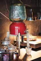 Arte Casa Ceramic Water Dispenser: Terracotta Red
