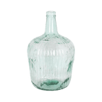 Ribbed Glass Dispenser Bottle